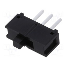 1 pcs x E-SWITCH - EG1218 - Switch: slide, Pos: 2, SPDT, 0.2A/30VDC, ON-ON, THT, Leads: for PCB