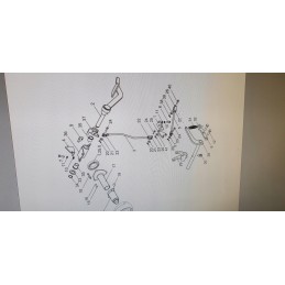 Clutch control fork set pronar zefir 85