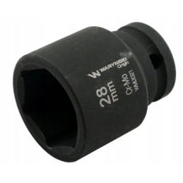 Hexagonal impact socket 1 2 28 mm crm