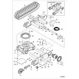 Rotation ring bobcat e17 e17z e19 e20 original