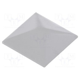 1 pcs x NKK SWITCHES - AT4075B - Cap, UB series, 10.35x10.35x0.5mm, white, UB