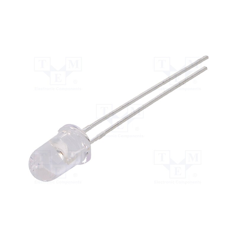 1 pcs x LUCKYLIGHT - LL-503VC2E-V1-4DD - LED, 5mm, red, 2900÷5400mcd, 30°, Front: convex, 1.6÷2.5V