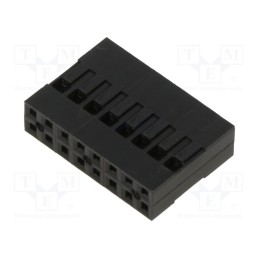 2 pcs x HARWIN - M20-1070800 - Plug, pin strips, female, 2.54mm, PIN: 16, w/o contacts, for cable