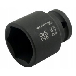 Hexagonal impact socket 1 2 29 mm crm