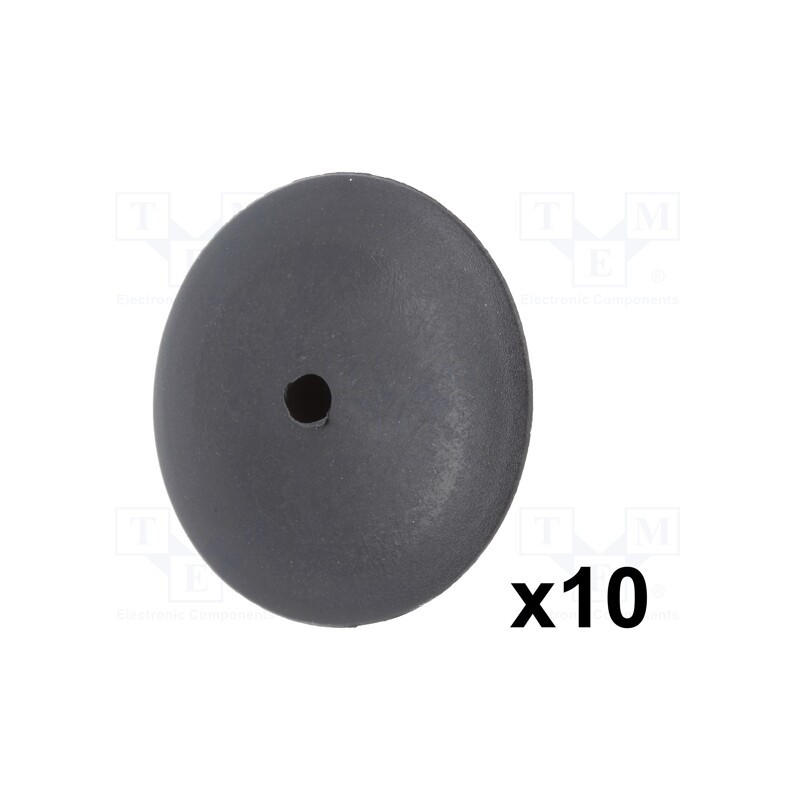 1 pcg x ROMIX - A18000 - Wheel guard clip, 10pcs, Renault, OEM: 7703077225, L: 25mm, black