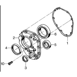 Hatz E series sealant fight 50479500 35x47x7