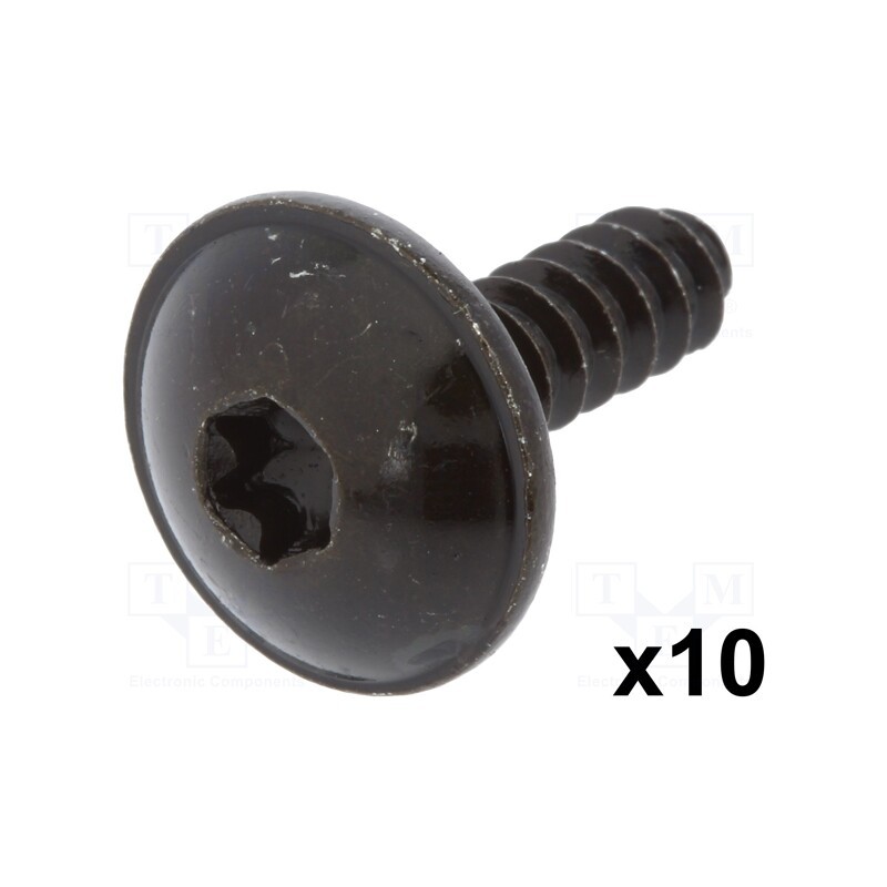 1 pcg x ROMIX - C10022 - Screw, 10pcs, Audi,Seat,VW,Škoda, OEM: N90775001, L: 15.8mm, steel