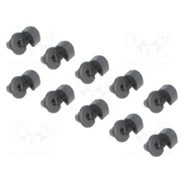 1 pcg x ROMIX - 17101 - Clip, 10pcs, Alfa Romeo,Fiat,Lancia, Ømount.hole: 6mm