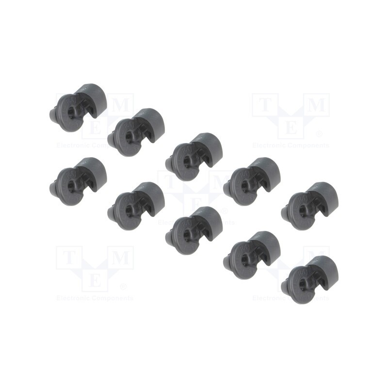 1 pcg x ROMIX - 17101 - Clip, 10pcs, Alfa Romeo,Fiat,Lancia, Ømount.hole: 6mm