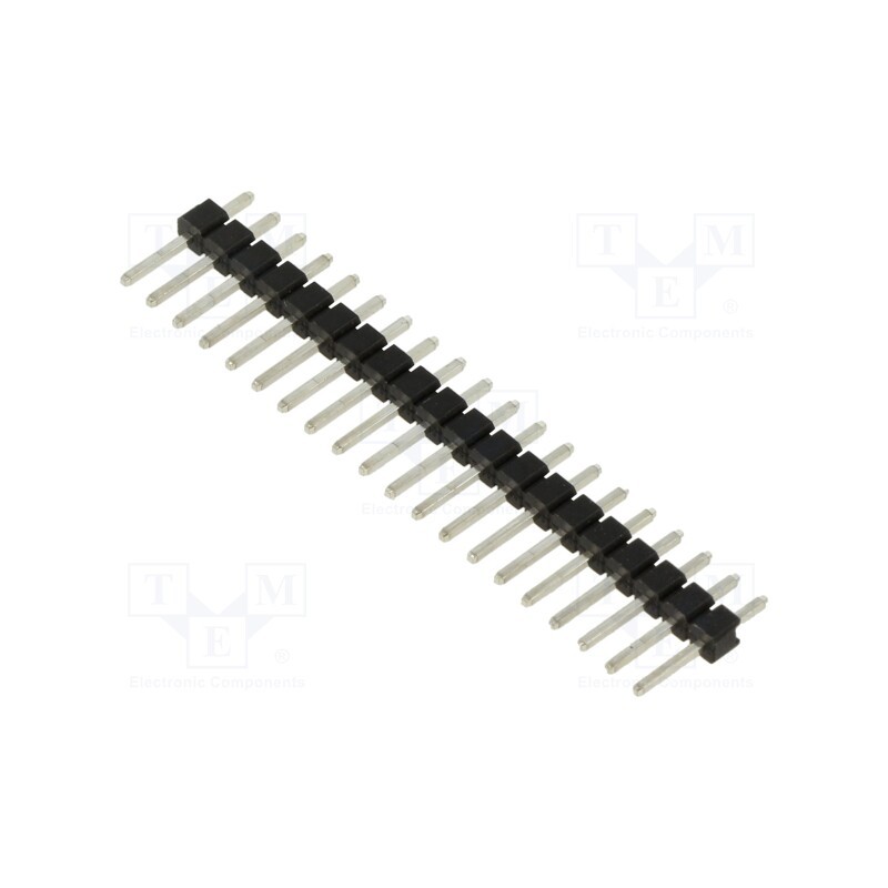 2 pcs x HARWIN - M20-9992046 - Pin header, pin strips, male, 2.54mm, PIN: 20, THT, on PCBs, tinned