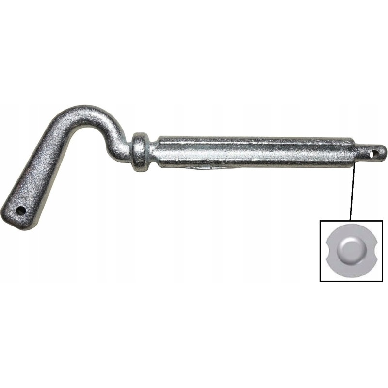 Uni tipping locking pin for balls fi75 with 2 slots