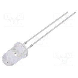 1 pcs x OPTOSUPPLY - OSY5PA5A31A-VVLED - LED, 5mm, yellow, 3000mcd, 30°, Front: convex, 3÷13V, No.of term: 2