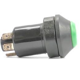 Round green traffic light switch