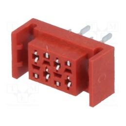 2 pcs x Amphenol Communications Solutions - TMM-4-L-04-2 - Wire-board, socket, female, PIN: 4, THT, on PCBs, 30V, 1A, -40÷105°C