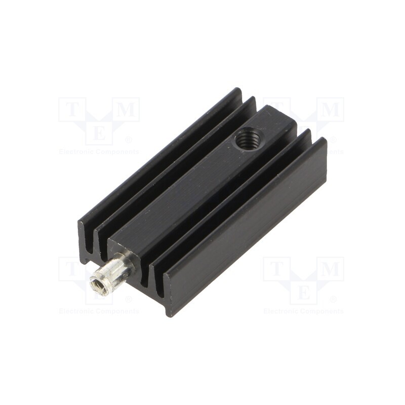 1 pcs x ALUTRONIC - PR5/25/SE/LS - Heatsink: extruded, TO220, black, L: 25mm, W: 12.6mm, H: 6.5mm, 32K/W
