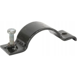 Half of the muffler clamp