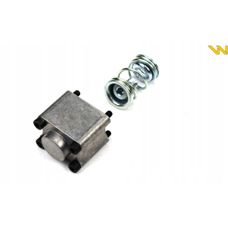 Distributor cap, lower rear, complete with spring