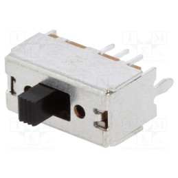 2 pcs x C&K - OS202011MV4QN1 - Switch: slide, Pos: 2, DPDT, 0.1A/12VDC, ON-ON, THT, -30÷70°C, OS