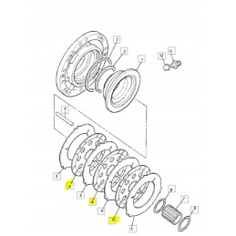 Brake disc jcb 3cx 4cx cva