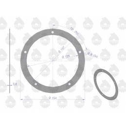 Set of engine gasket set 2022766u c 33