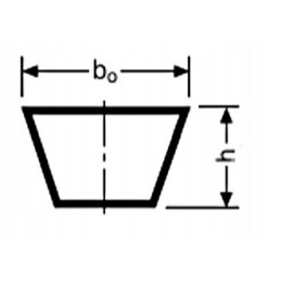 V-belt optibelt avx 13x1575 la