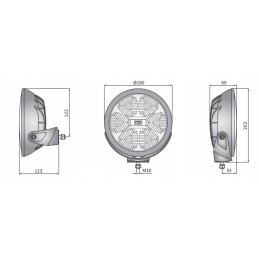 Universal LP headlight wesem lum2 51200 01