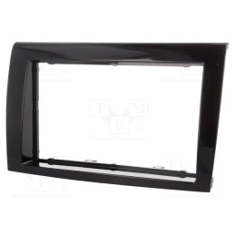 1 pcs x PER.PIC. - MA26014/T - Radio frame, Fiat, 2 DIN, black gloss