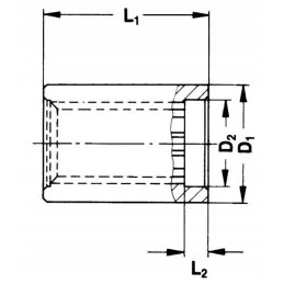 Walterscheid knp1 profile sleeve 3 8 z6 70 k