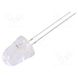 1 pcs x OPTOSUPPLY - OSY5PAA201A-CRLED14 - CRLED, 10mm, yellow, 14400mcd, 8°, Front: convex, 20V, No.of term: 2