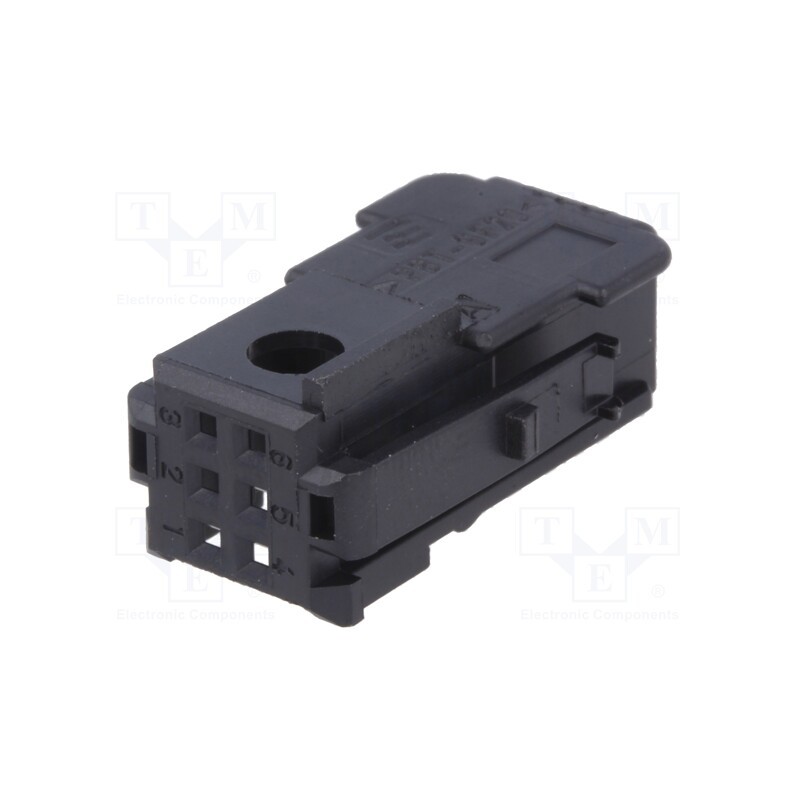 2 pcs x TE Connectivity - 953382-1 - Accessories: protection cover, MQS, PIN: 6, black