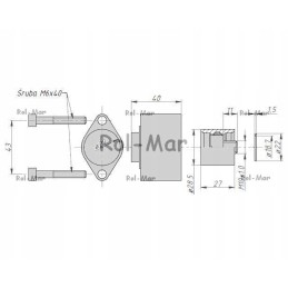 Latch for manually operated distributor 80l