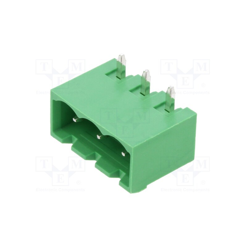 2 pcs x AMPHENOL ANYTEK - OQ0354510000G - Pluggable terminal block, 5.08mm, ways: 3, angled 90°, socket