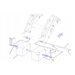 Lift cat 428 432 actuator spacer sleeve