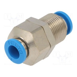 1 pcs x FESTO-193951 - Push-in fitting, threaded,straight, -0.95÷6bar, Thread: M14