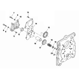 Hatz 1d41 1d81 oil pump fight bearing 03797600