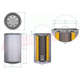 Hifi filter t 8304 engine oil filter