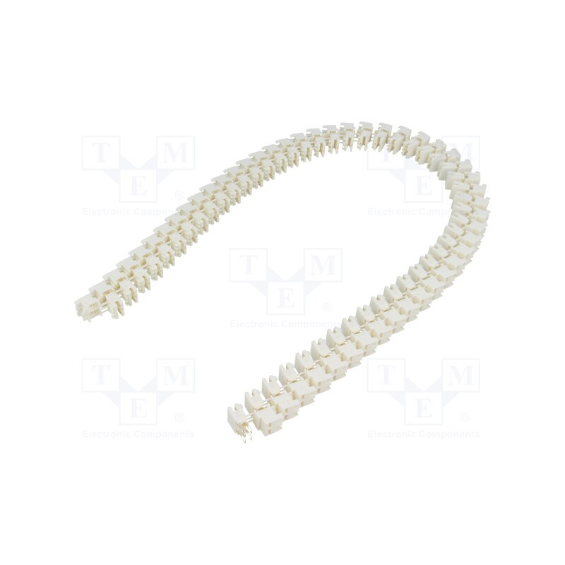 2 pcs x LUMBERG - 3575 02 K04M09 - Connector: card edge, RAST 2.5, plug, female, angled 90°, PIN: 2