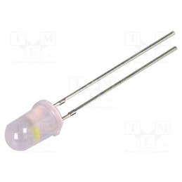 1 pcs x OPTOSUPPLY - OSW5DP5A32A-6.8HZ - LED, 5mm, white cold, 2180÷3000mcd, 30°, Front: convex, 3÷5V, round