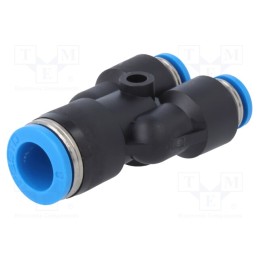 1 pcs x FESTO-130610 - Push-in fitting, straight,Y-Yap spliYYer, -0.95÷6bar, PBT, QS