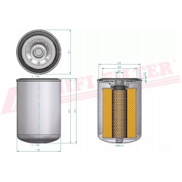 Engine oil filter hifi filter t 6739 b