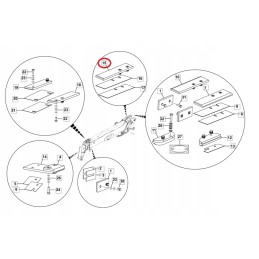 Slides slide extension jcb telescopic 331 17560