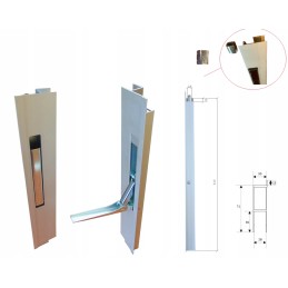 H500 aluminum side vertical lock, plz handles