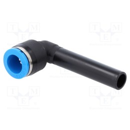 1 pcs x FESTO-153068 - Push-in fitting, angled 90°, -0.95÷6bar, Gasket: NBR rubber, QS