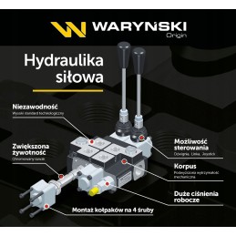 Distributor 3 sec 40l controlled by a Warynski cable