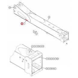 Arm extension slide cat th337c th417c 3293672
