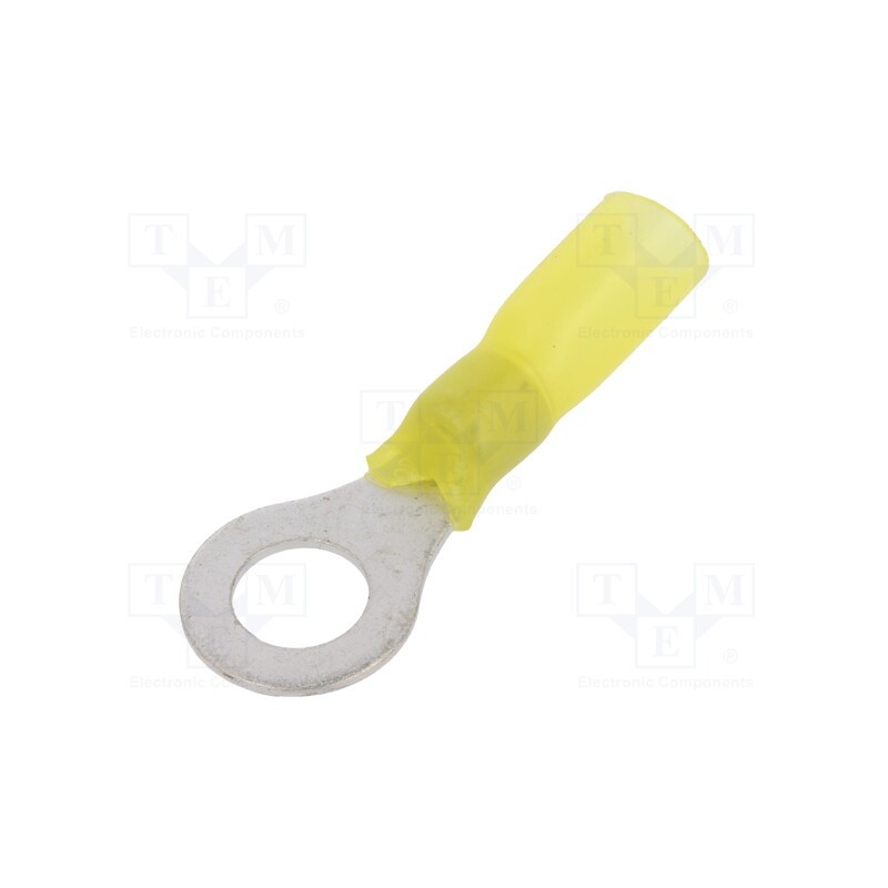 2 pcs x NINIGI - ST-084/Y-T - Tip: ring, M8, Ø: 8.4mm, 4÷6mm2, crimped, for cable, yellow, 150°C