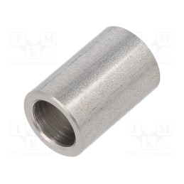 5 pcs x DREMEC - 3412/8,2X18 - Spacer sleeve, 18mm, cylindrical, stainless steel, Out.diam: 12mm