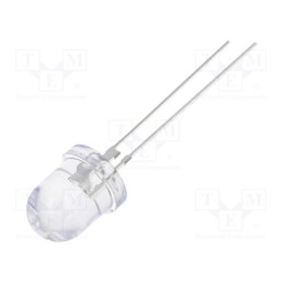 1 pcs x OPTOSUPPLY - OSG58A8131P - LED, 8mm, green, 40000÷45000mcd, 30°, Front: convex, 3÷3.8V