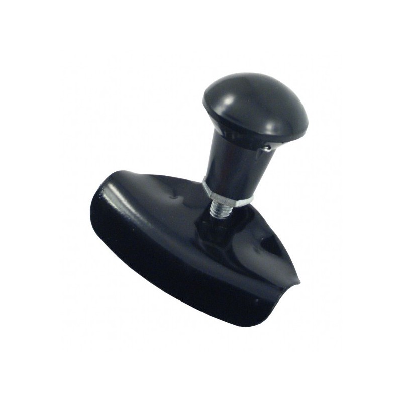 Steering wheel ball, straight knob, black, truck bus fv