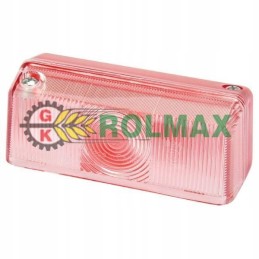 Red and white hella 9e indicator lamp cover